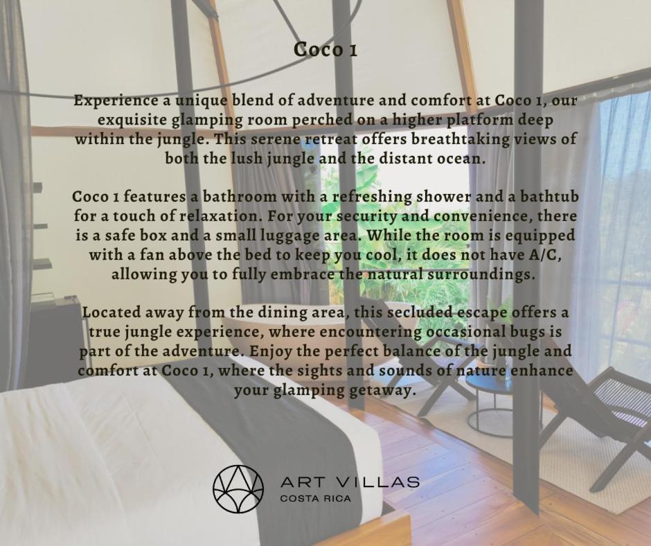 Art Villas Costa Rica, Villas & Glamping أوفيتا المظهر الخارجي الصورة